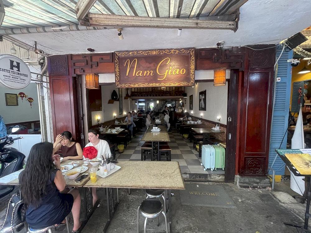 The traditional Hue-inspired setting makes diners feel as though they’ve stepped into Vietnam’s former imperial capital